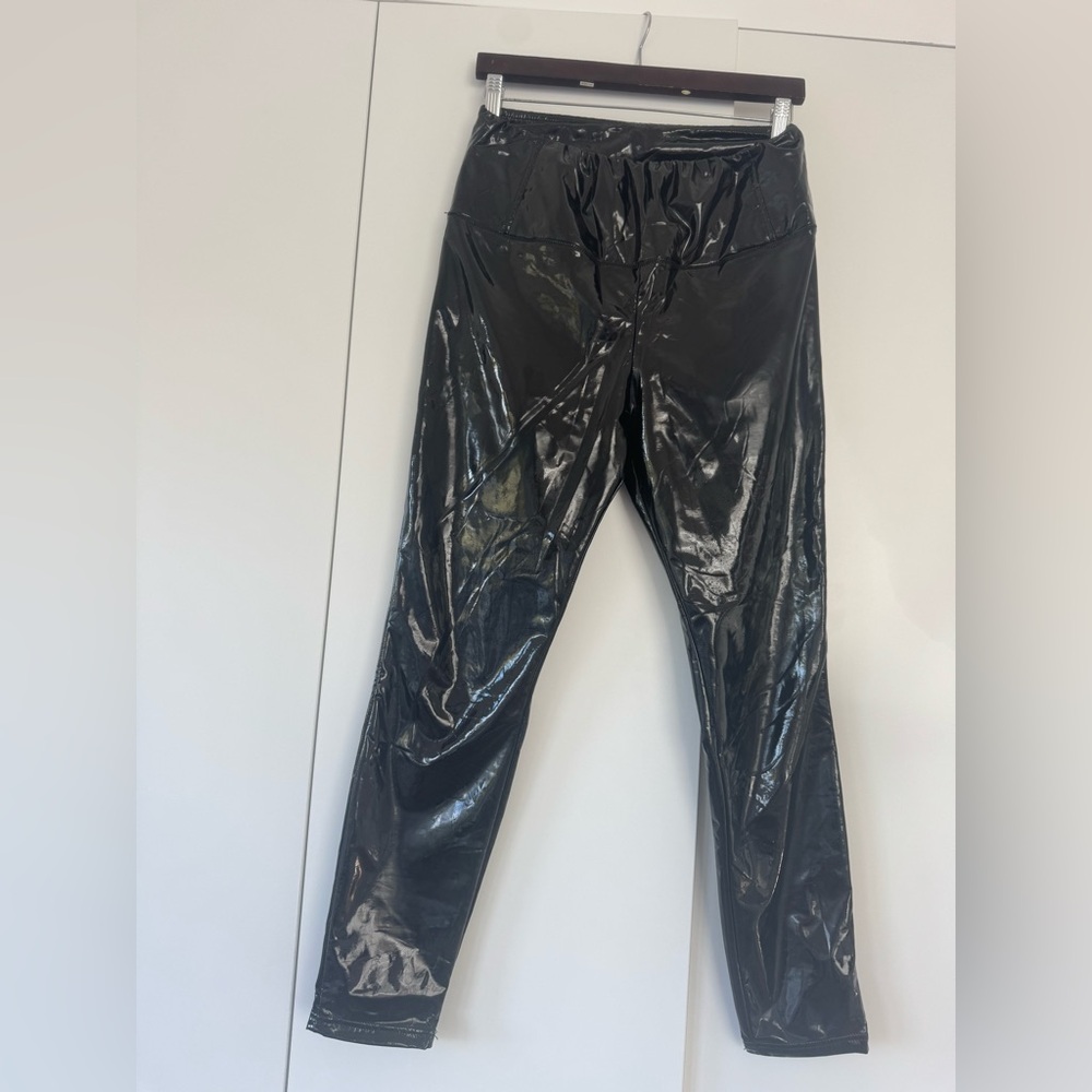 All Saints Glossy Black Leggings